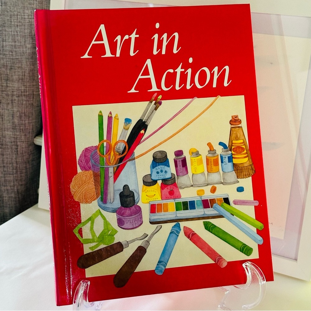 Art In Action Guy Hubbard Hardcover Book Art Course Textbook